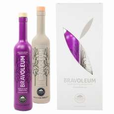 Oliiviöljy BRAVOLEUM. ESTUCHE DOBLE ECONÓMICO. DOS BOTELLAS DE 500ML